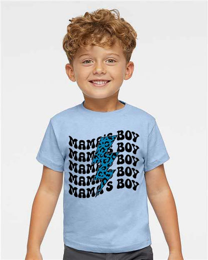 Mama's Boy Tee: Lightning Love for Toddler Adventures