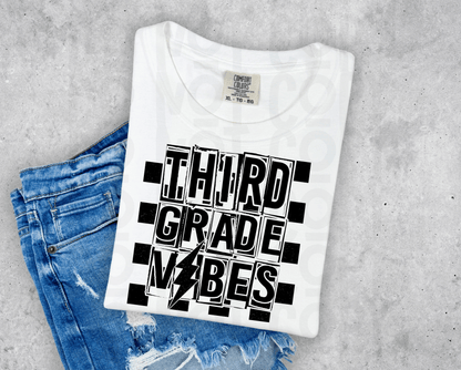 Grade Vibes for Kids & Teachers Tee