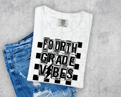 Grade Vibes for Kids & Teachers Tee