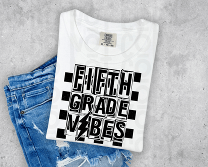 Grade Vibes for Kids & Teachers Tee