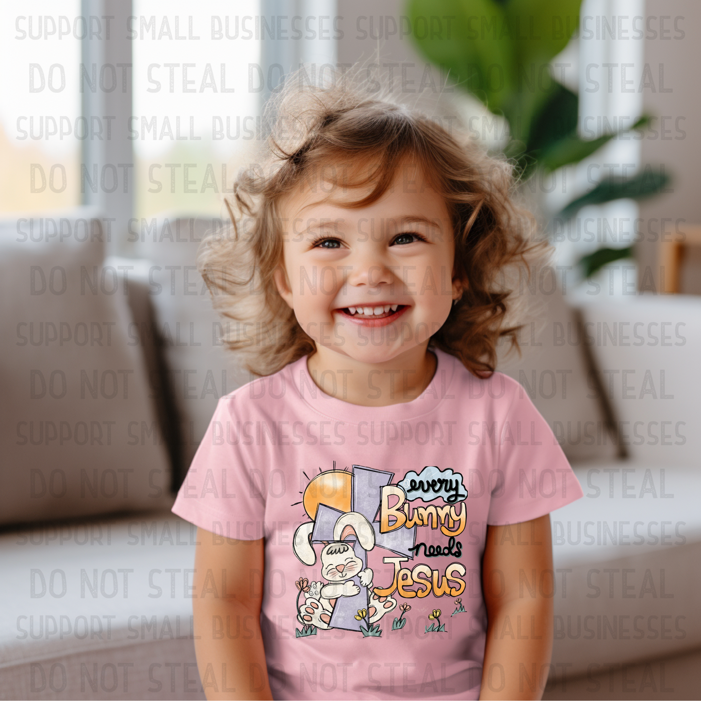 Every Bunny Needs Jesus Toddler & Adult Easter Tee