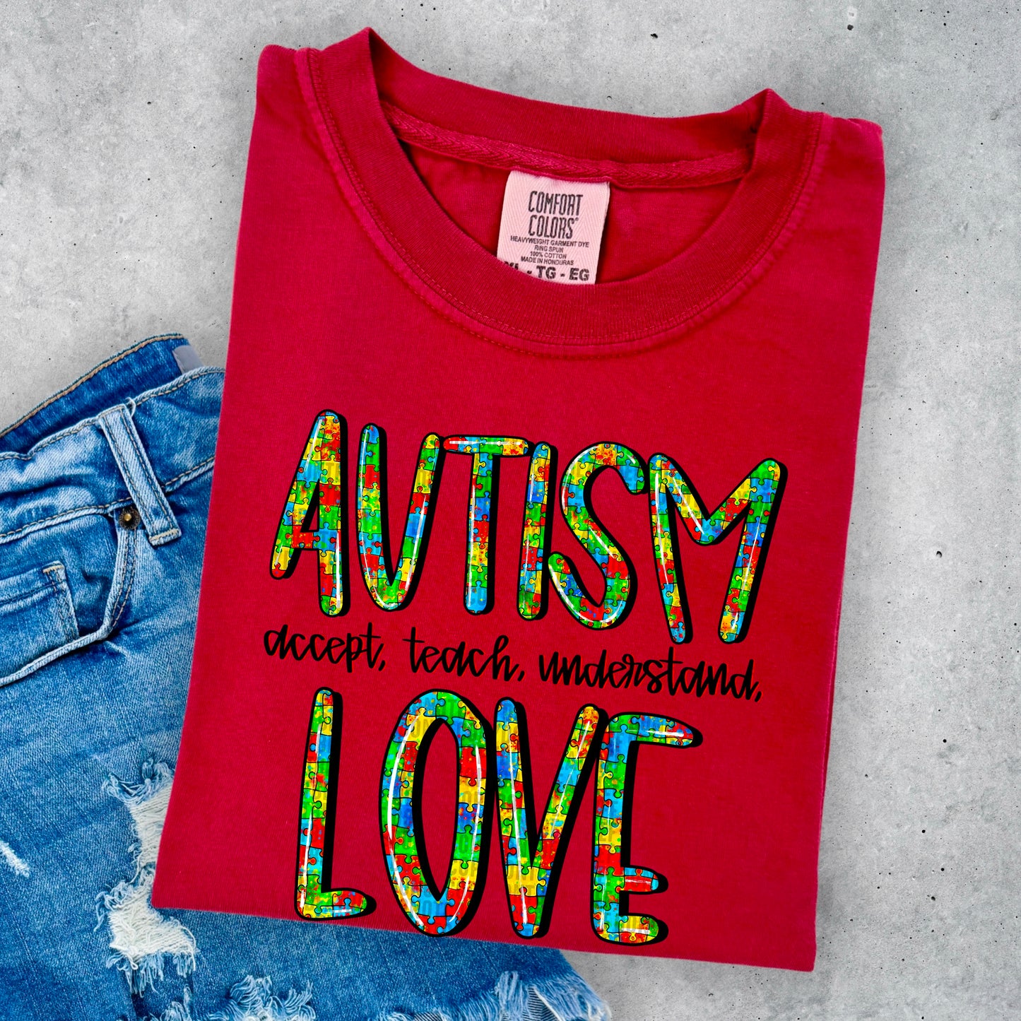 Autism Love: Accept, Teach, Understand T-shirt