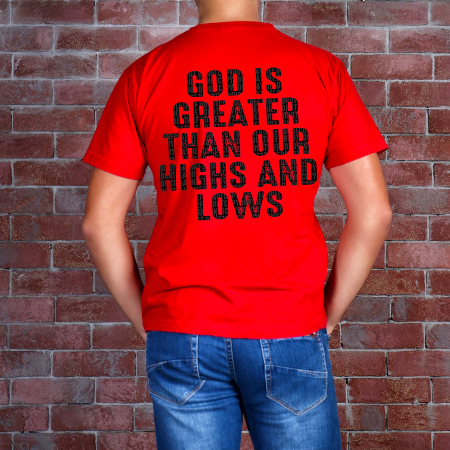 God is Greater Graphic Tee: Faithful Style for All