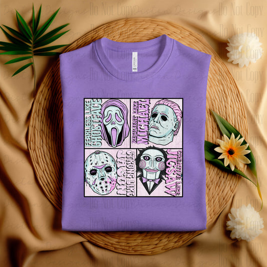 Fearless Iconic Horror Tee