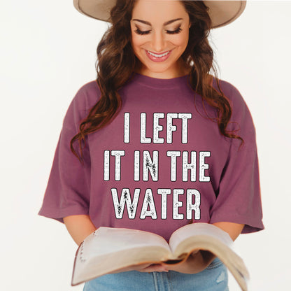 Dive into Faith Tee: 'I Left It in the Water