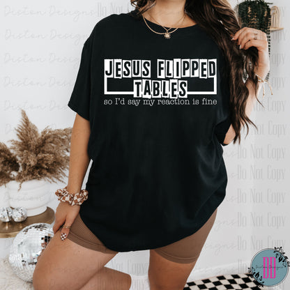 Jesus Flipped Tables Tee