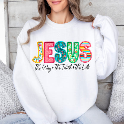 Jesus The Way The Truth The Life Shirt: Bold Faith Statement for Women of Faith