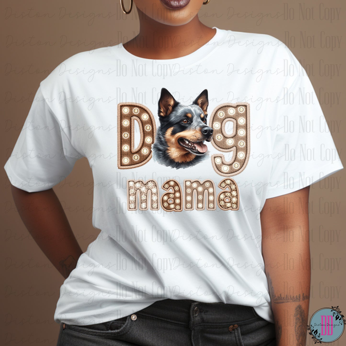 Custom Dog Mama T-shirt