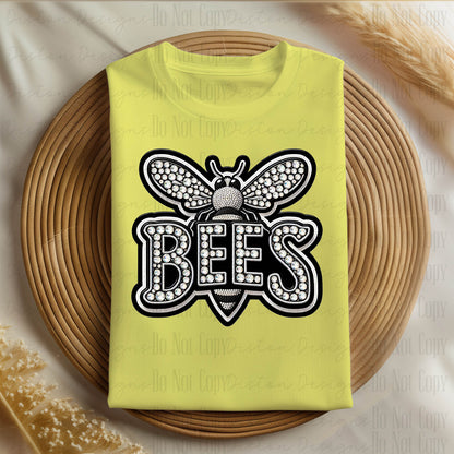 Teams Spirit Faux Rhinestone Tee's