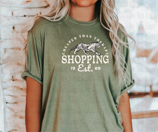 Cheaper Than Therapy Shopping Tee