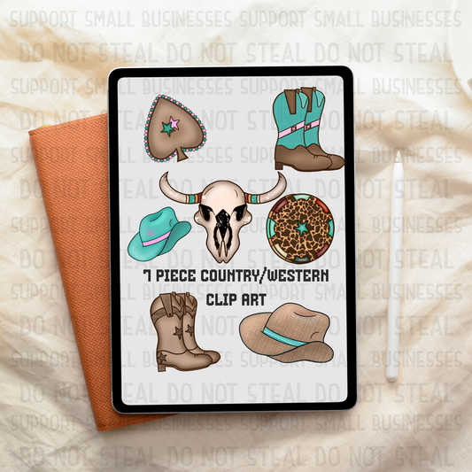 Country Western Clip Art