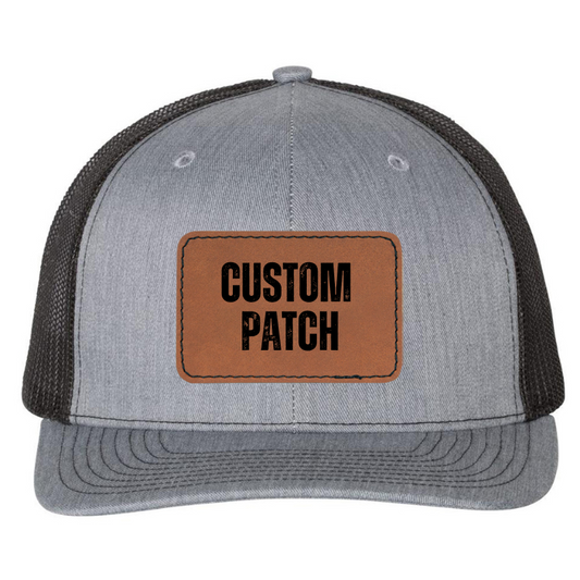 Custom Richardson 112 Leather Patch Hat