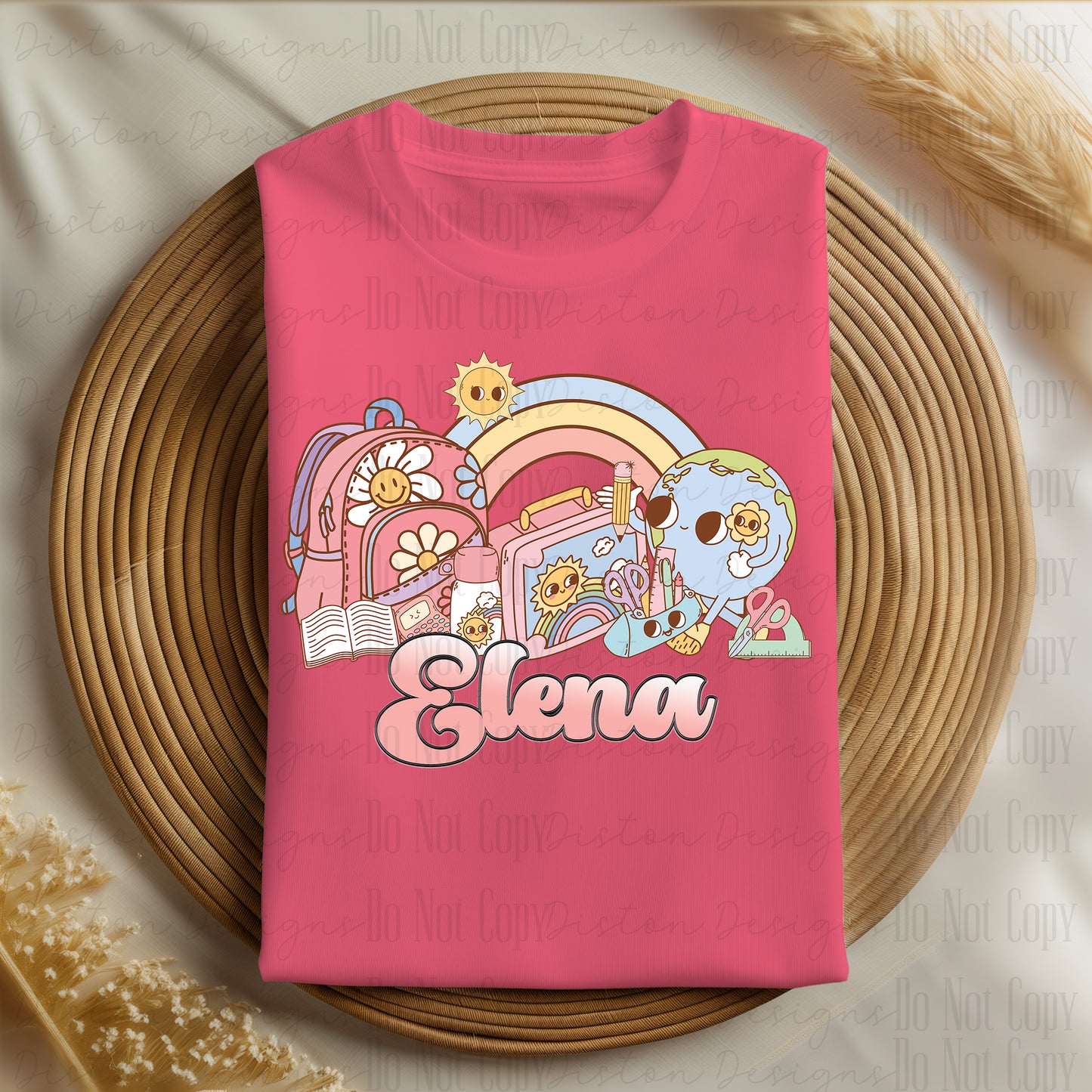 Personalized back to school T-shirt Girls Edition