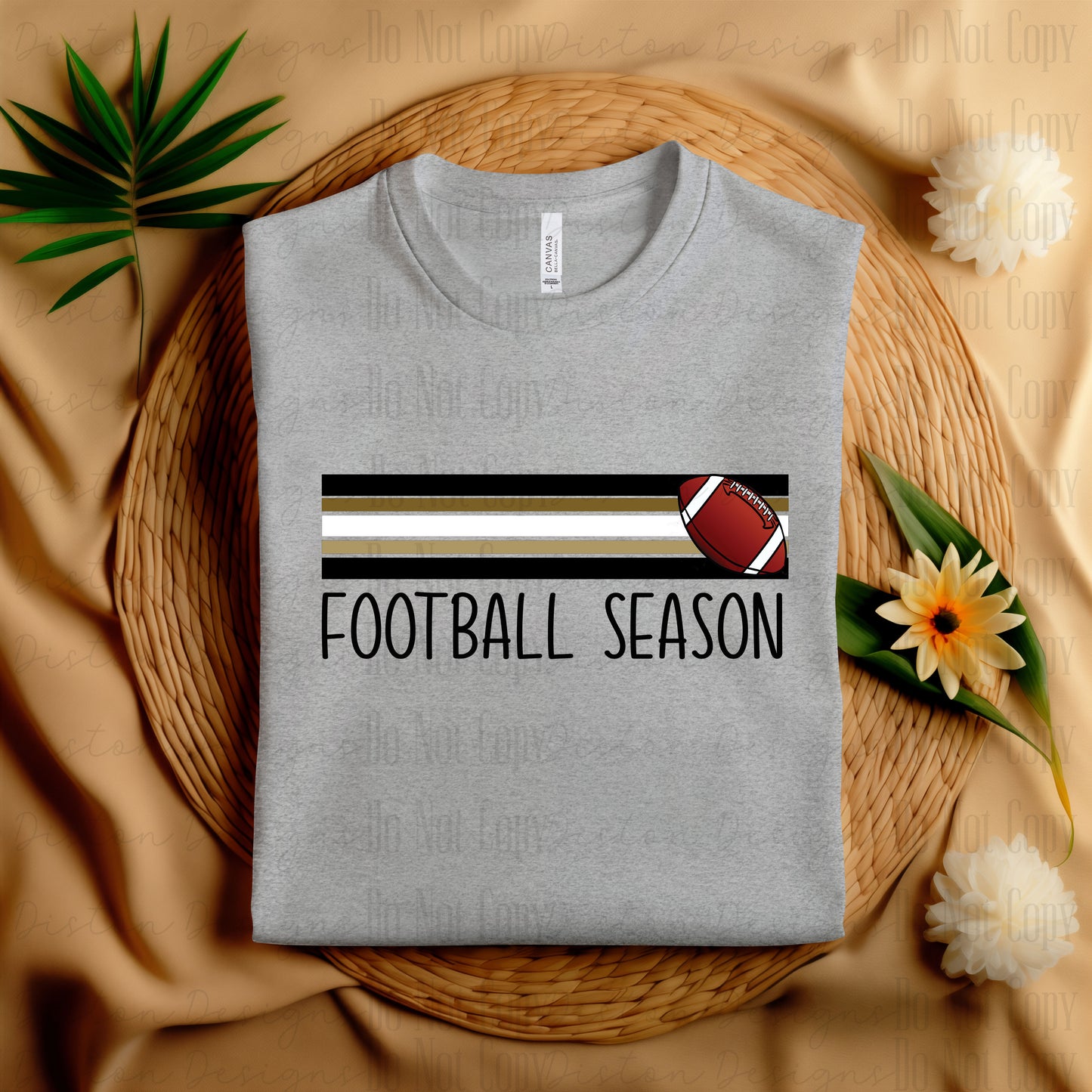 Retro Football Season T-shirt Classic or Sequin