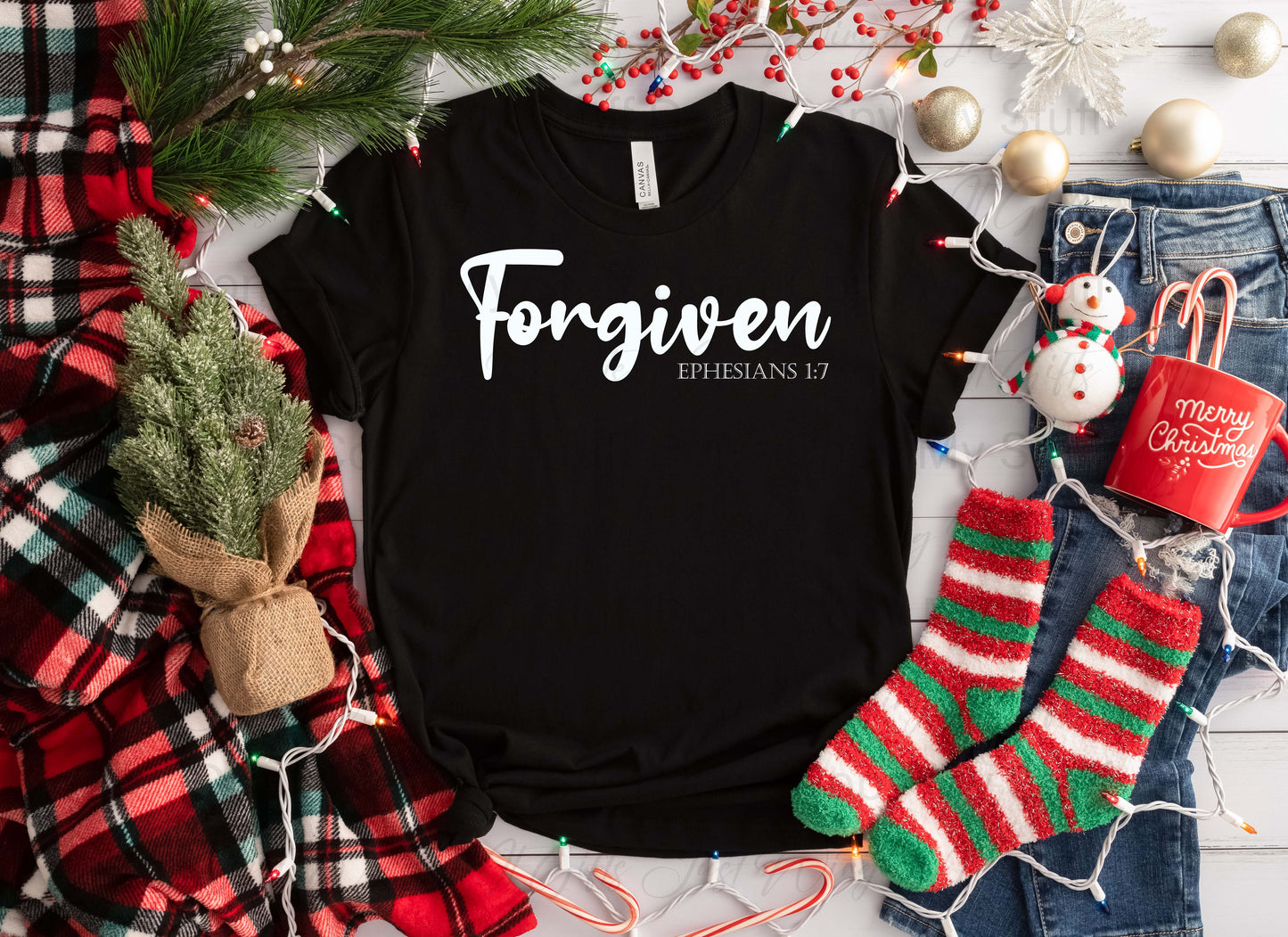 Forgiven Tee, Women of faith Graphic T-shirt