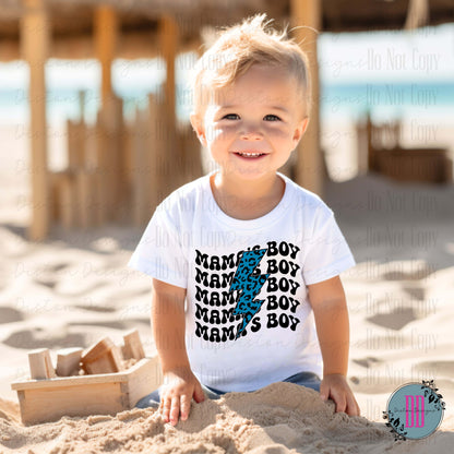 Mama's Boy Tee: Lightning Love for Toddler Adventures