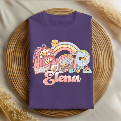 Personalized back to school T-shirt Girls Edition