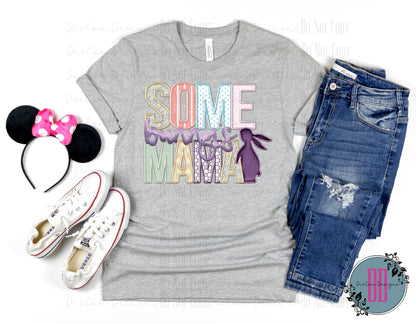 Some Bunny's Mama/Mini Tee Set - Adorable Matching T-Shirts for Mother & Daughter, Spring Colors