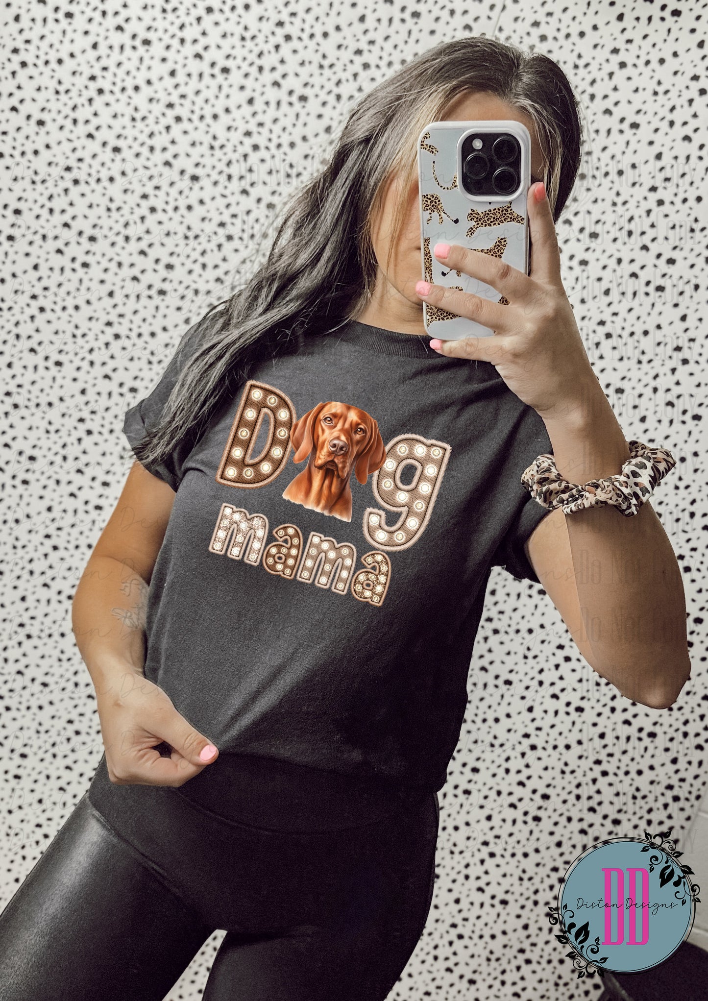 Custom Dog Mama T-shirt